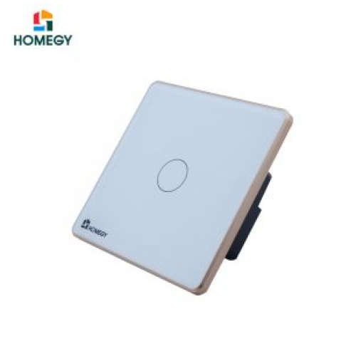Công tắc cầu thang thông minh Homegy 1 nút kính phẳng