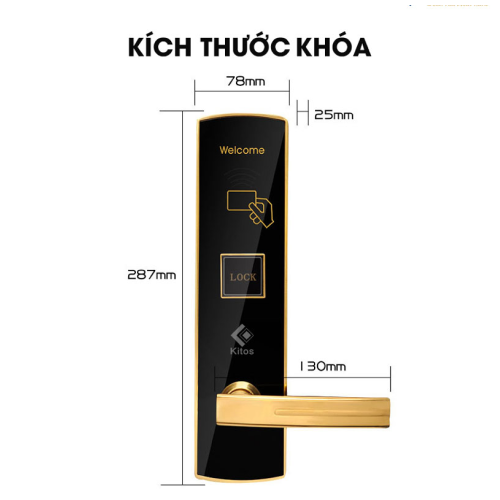 Khóa thẻ từ khách sạn Kitos KC-6900