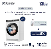 Máy sấy Bơm nhiệt 8kg UltimateCare 500 - Trắng ( EDH803J5WC )