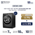 Máy giặt sấy 10/7kg UltimateCare 500 - Xám đen Onyx